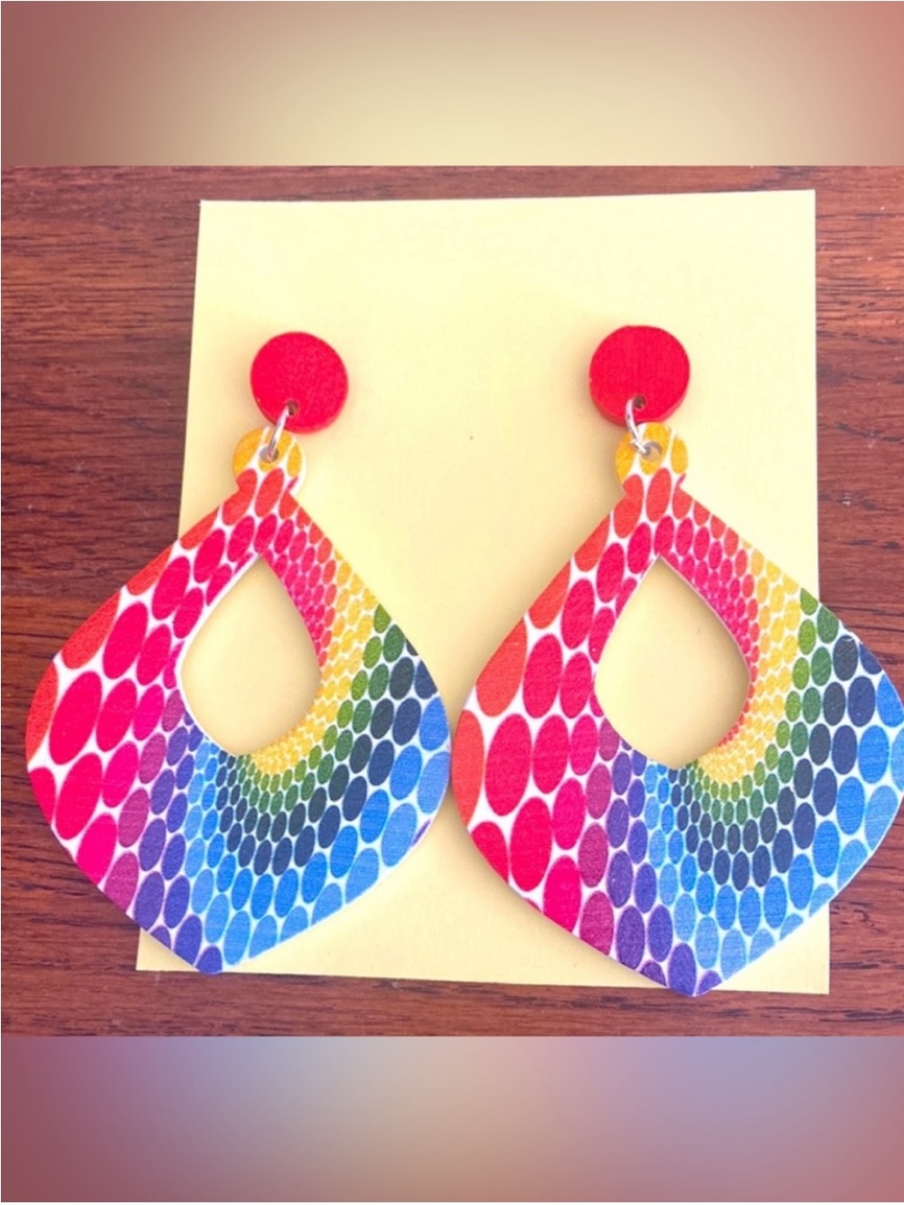 Hippie Style Lightweight Colorful Dangling Earrings